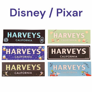 Harveys Seatbelts Bags Disney Pixar Sticker Set of Six